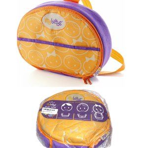 Hallmark Kids Itty Bitty Bittys Play Tote Backpack Purple Yellow